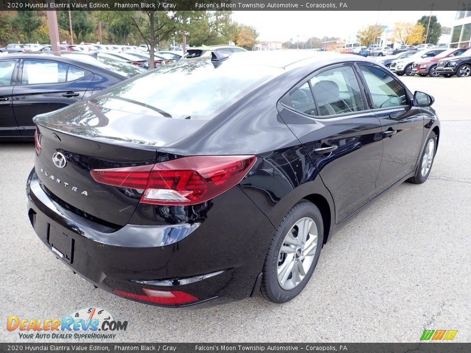 2020 Hyundai Elantra Value Edition Phantom Black / Gray Photo #2