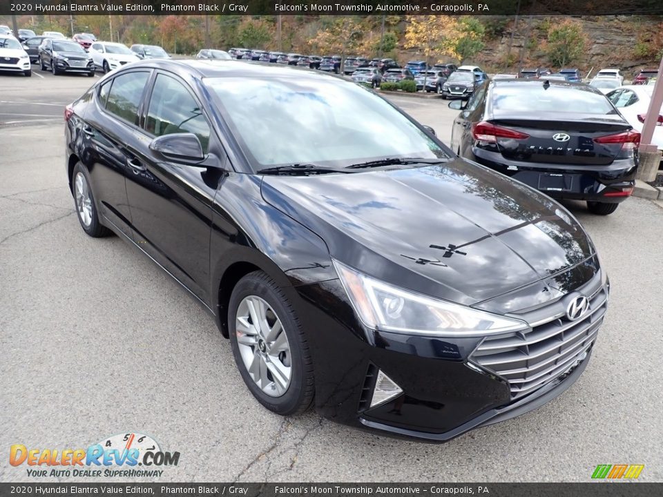 2020 Hyundai Elantra Value Edition Phantom Black / Gray Photo #3