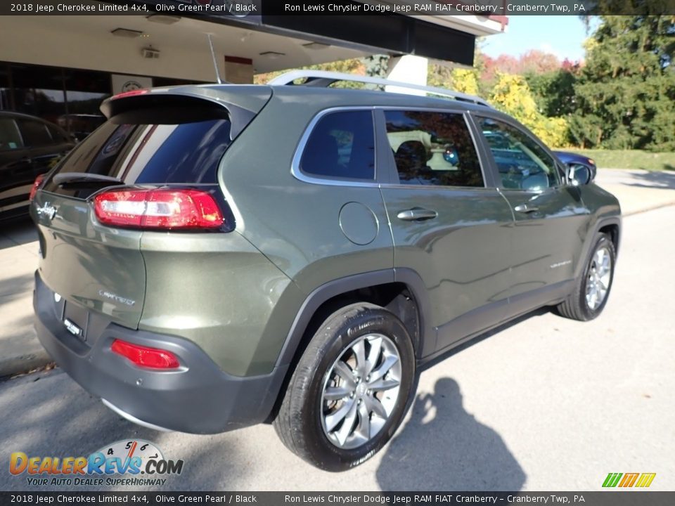 2018 Jeep Cherokee Limited 4x4 Olive Green Pearl / Black Photo #2