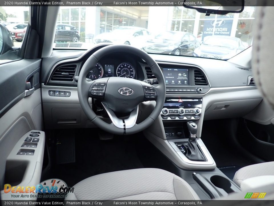 Gray Interior - 2020 Hyundai Elantra Value Edition Photo #9