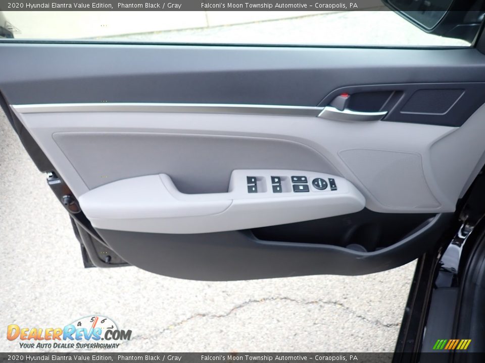 2020 Hyundai Elantra Value Edition Phantom Black / Gray Photo #10