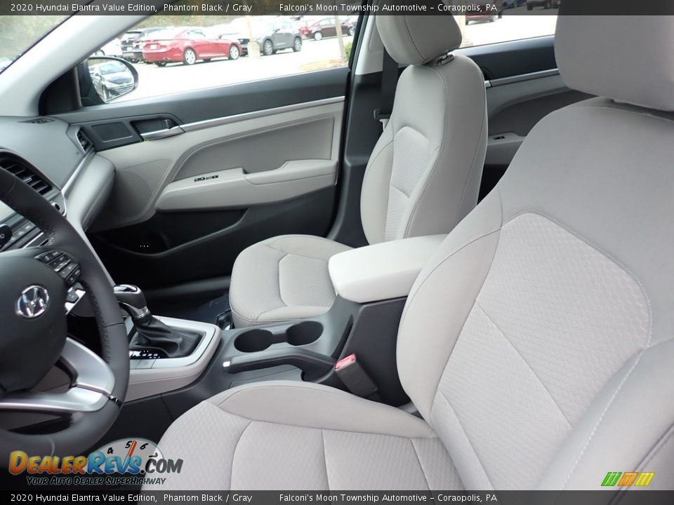 2020 Hyundai Elantra Value Edition Phantom Black / Gray Photo #11