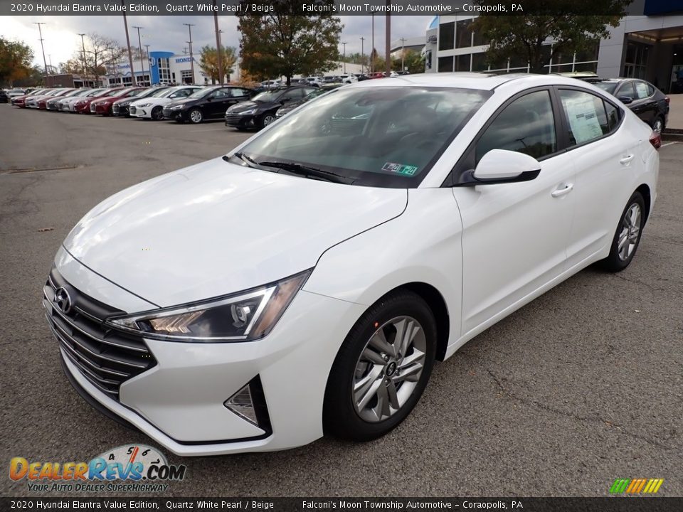 Quartz White Pearl 2020 Hyundai Elantra Value Edition Photo #5