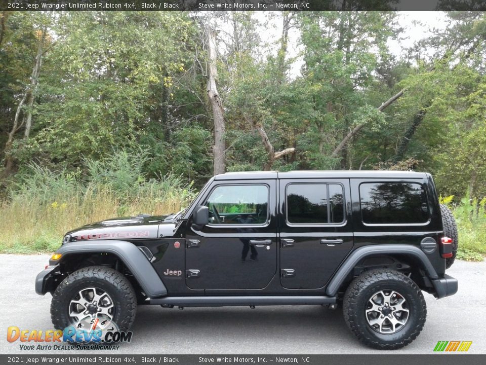 Black 2021 Jeep Wrangler Unlimited Rubicon 4x4 Photo #1