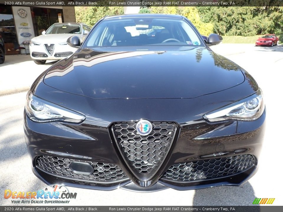 2020 Alfa Romeo Giulia Sport AWD Alfa Black / Black Photo #2