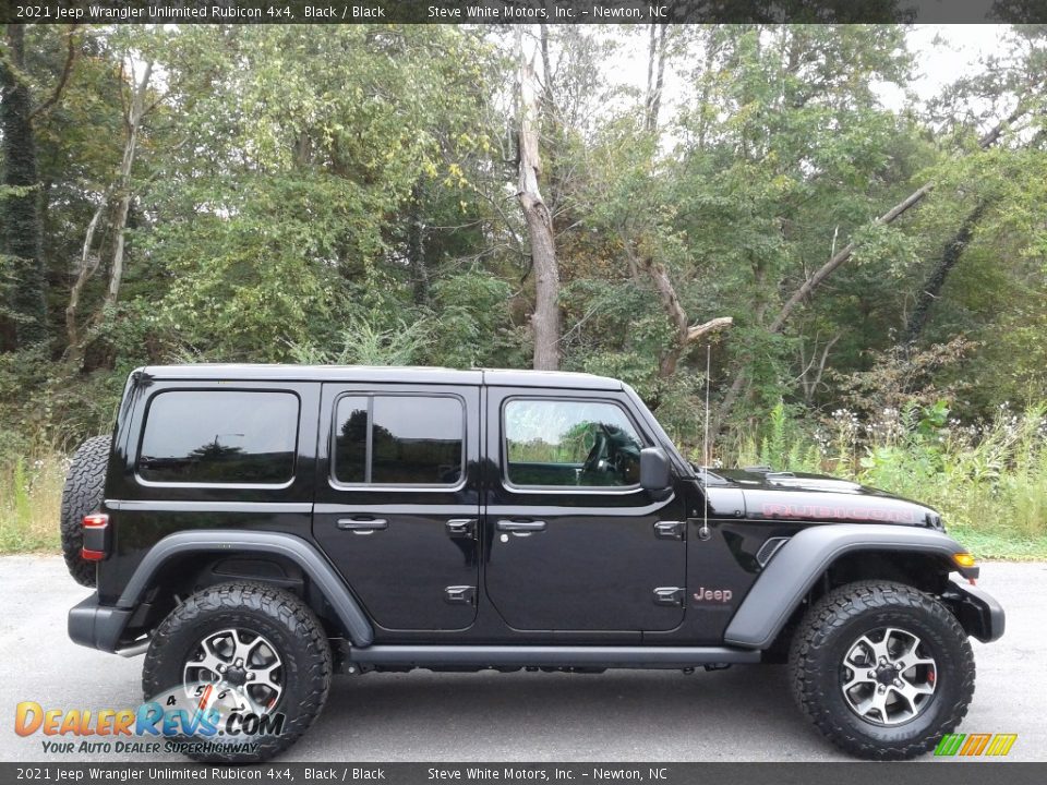 Black 2021 Jeep Wrangler Unlimited Rubicon 4x4 Photo #5