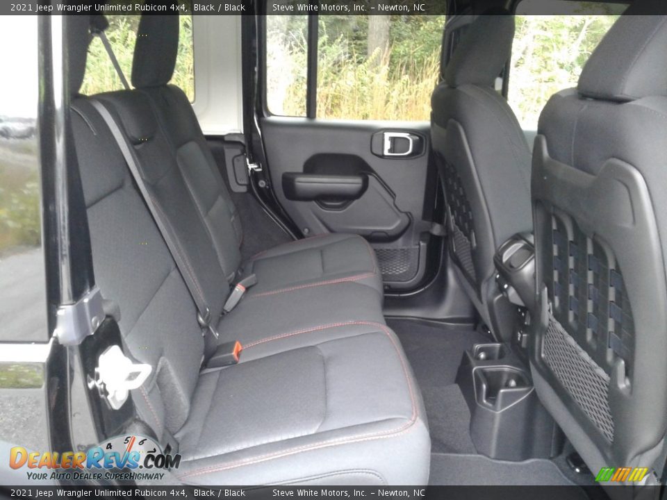 Rear Seat of 2021 Jeep Wrangler Unlimited Rubicon 4x4 Photo #14