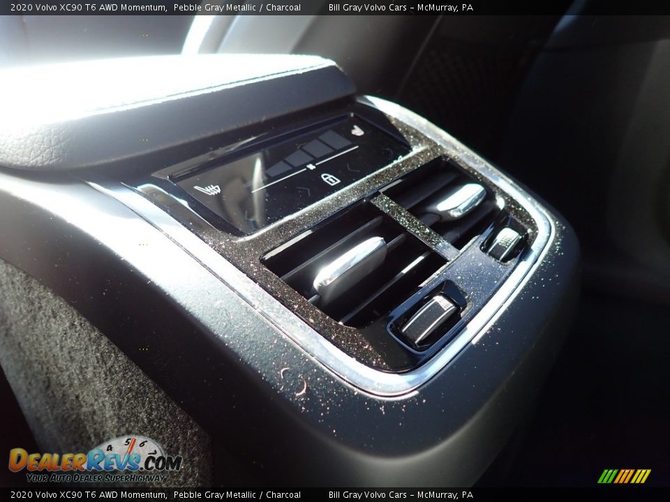 2020 Volvo XC90 T6 AWD Momentum Pebble Gray Metallic / Charcoal Photo #15