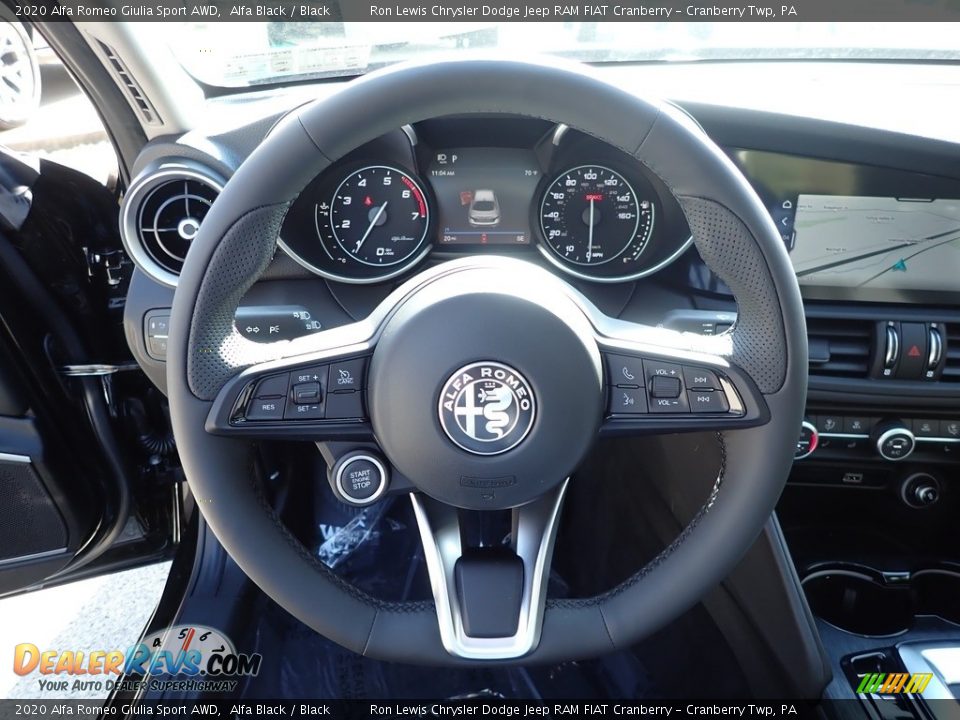 2020 Alfa Romeo Giulia Sport AWD Steering Wheel Photo #16