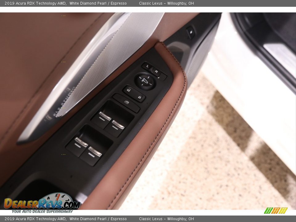2019 Acura RDX Technology AWD White Diamond Pearl / Espresso Photo #5