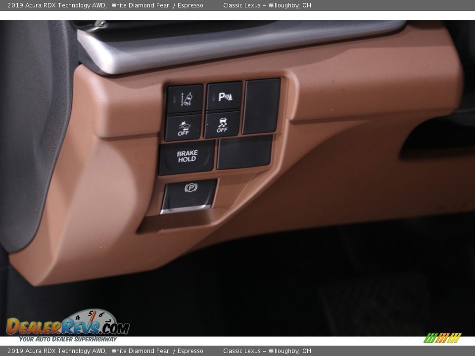 2019 Acura RDX Technology AWD White Diamond Pearl / Espresso Photo #7