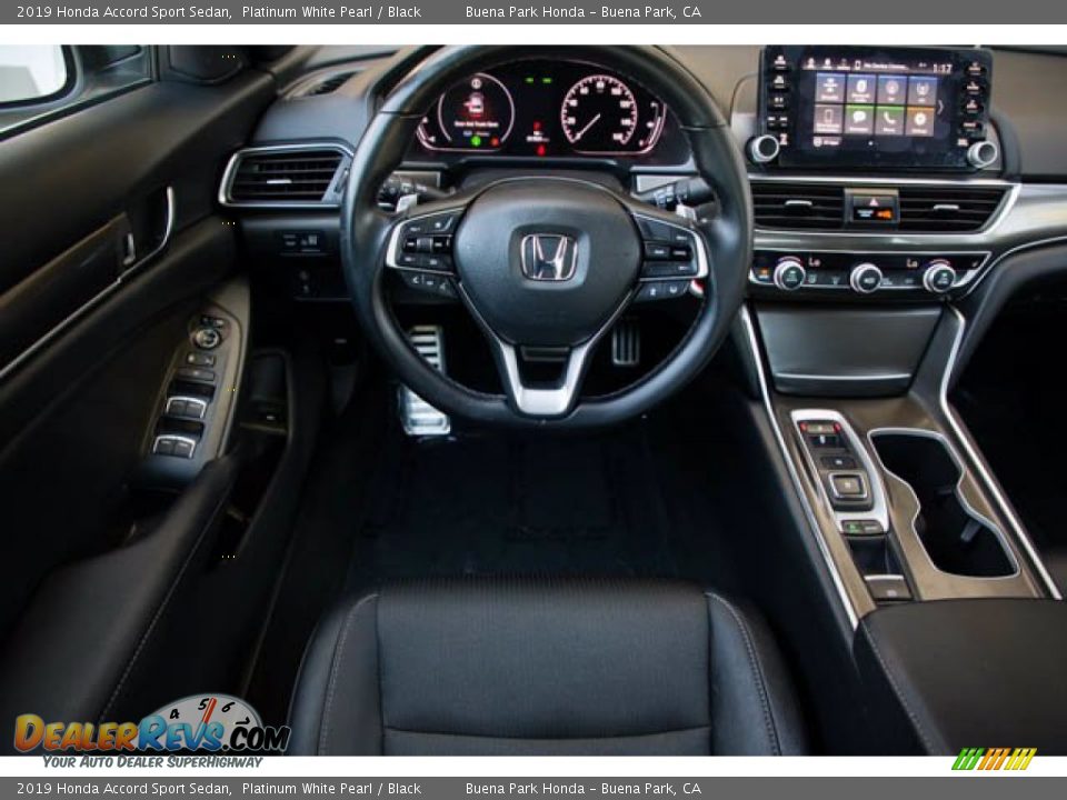 2019 Honda Accord Sport Sedan Platinum White Pearl / Black Photo #5