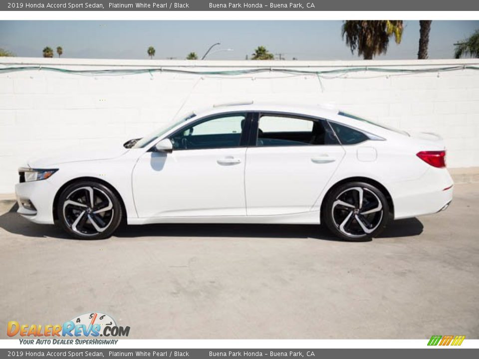 2019 Honda Accord Sport Sedan Platinum White Pearl / Black Photo #8