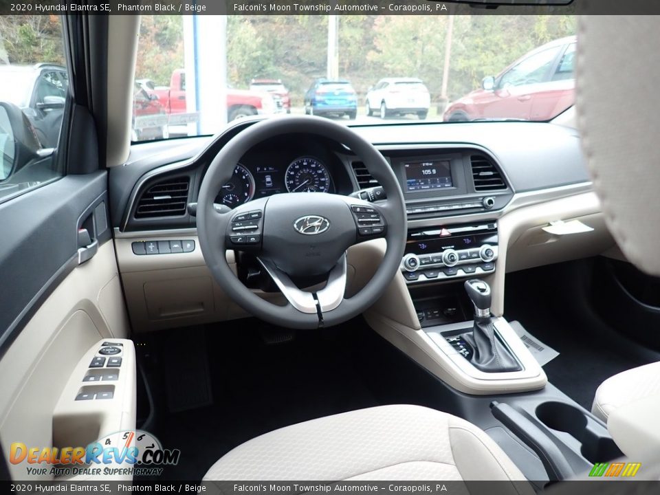 Beige Interior - 2020 Hyundai Elantra SE Photo #10