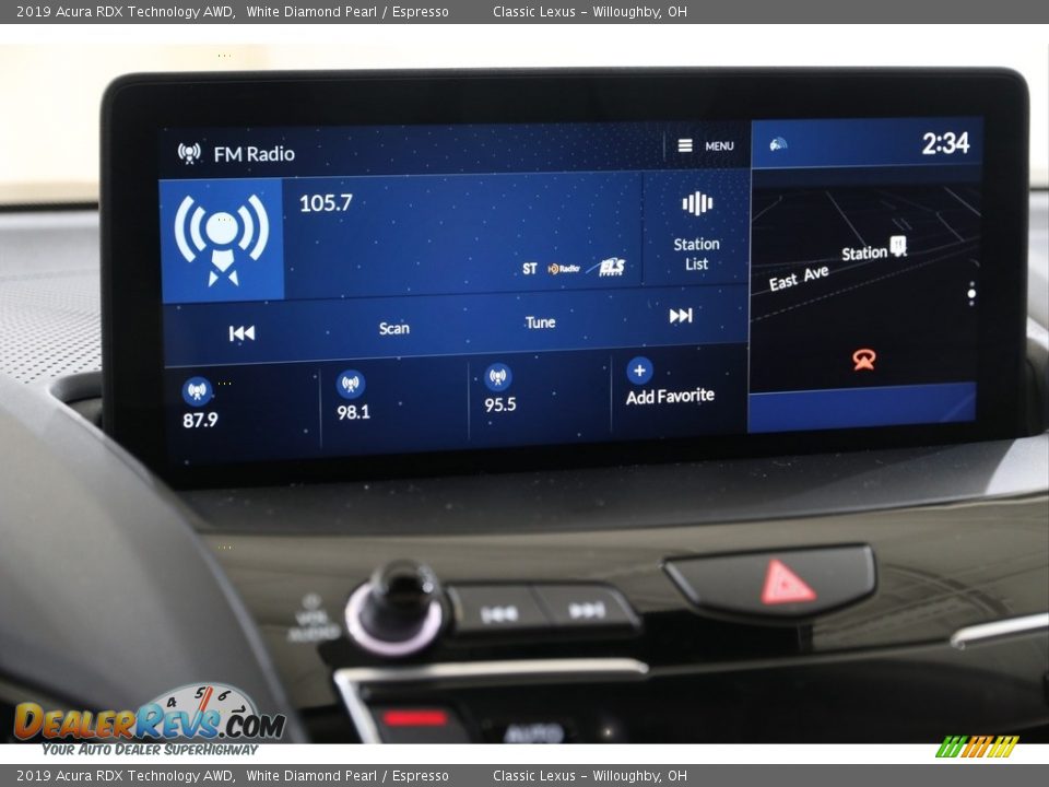 2019 Acura RDX Technology AWD White Diamond Pearl / Espresso Photo #17