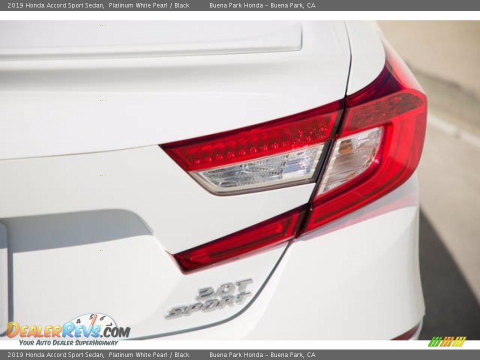 2019 Honda Accord Sport Sedan Platinum White Pearl / Black Photo #11