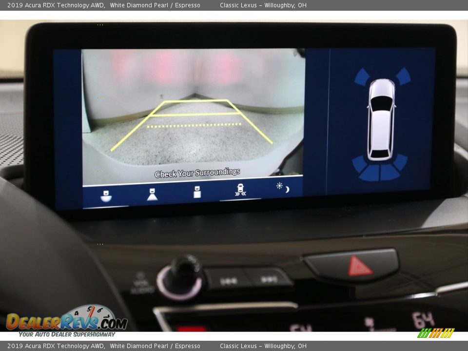 2019 Acura RDX Technology AWD White Diamond Pearl / Espresso Photo #21