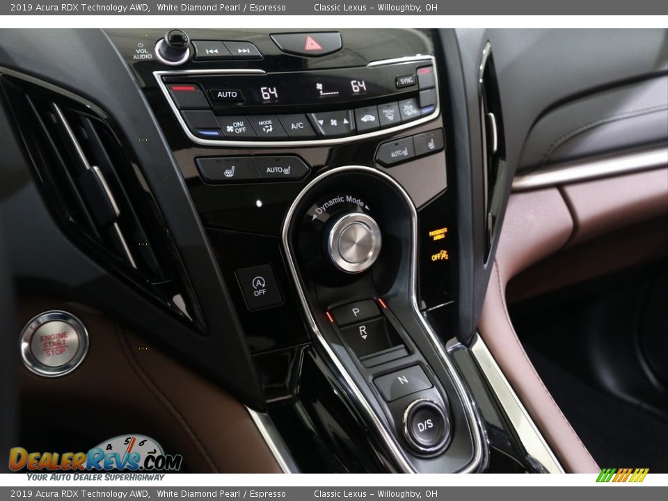 2019 Acura RDX Technology AWD White Diamond Pearl / Espresso Photo #22