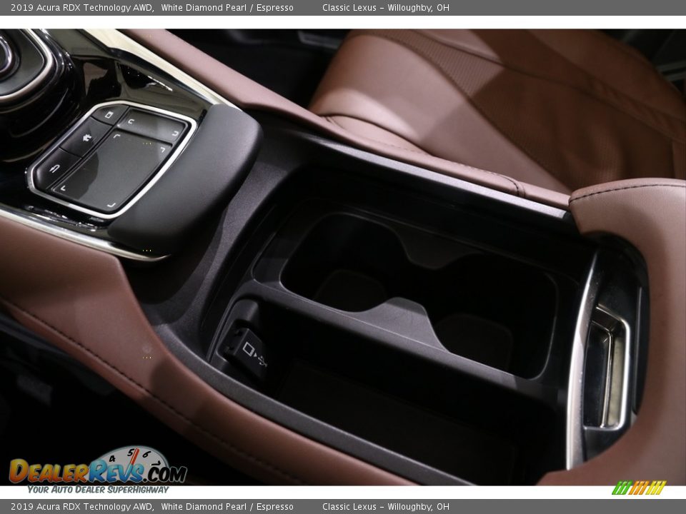 2019 Acura RDX Technology AWD White Diamond Pearl / Espresso Photo #25