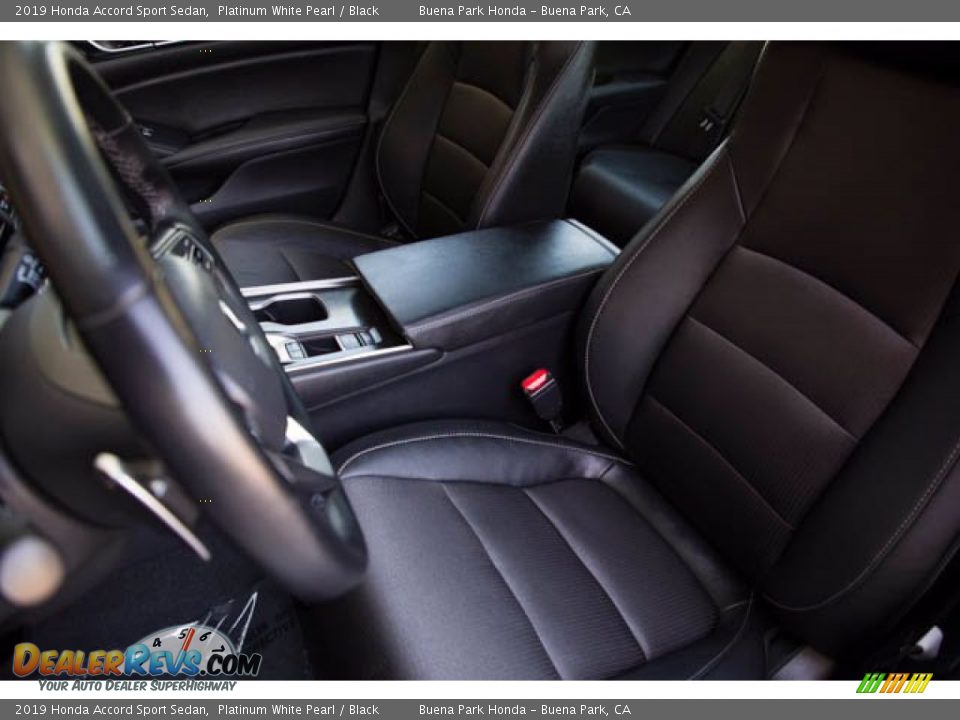 2019 Honda Accord Sport Sedan Platinum White Pearl / Black Photo #18