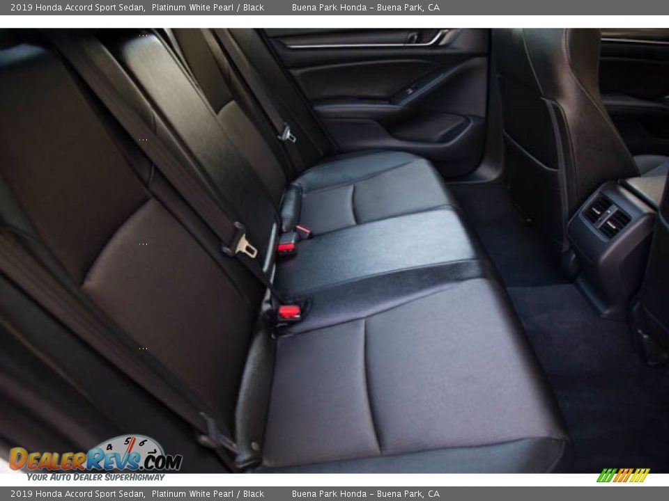 2019 Honda Accord Sport Sedan Platinum White Pearl / Black Photo #22