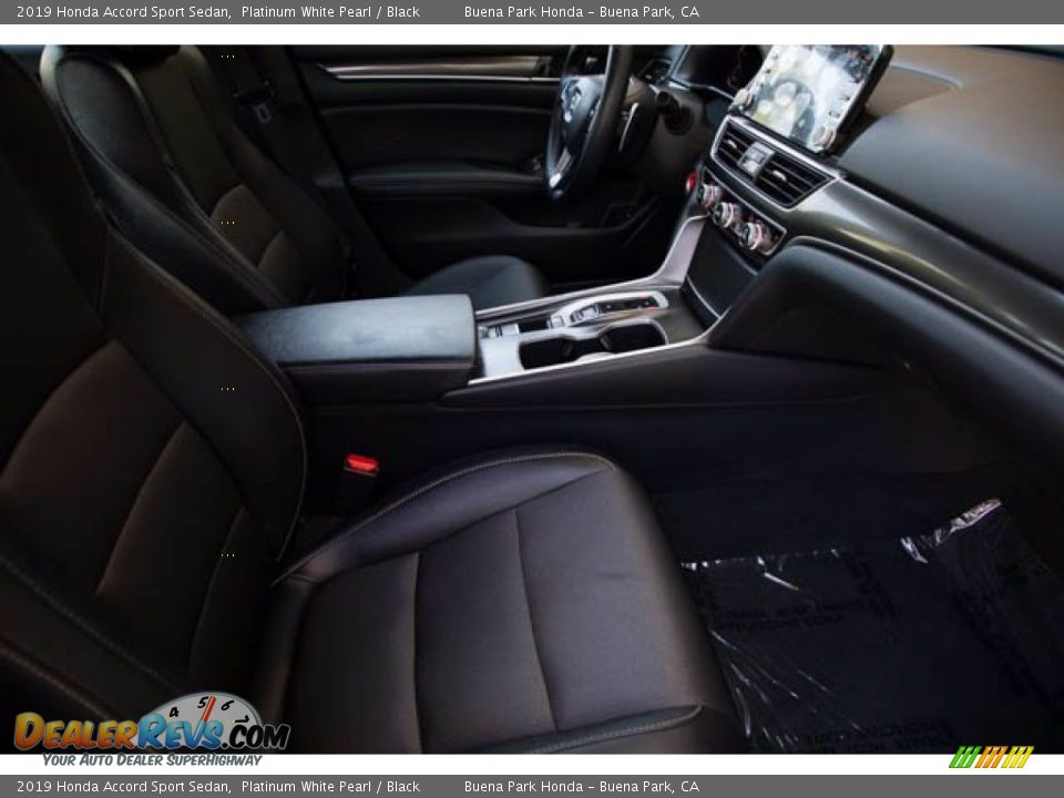 2019 Honda Accord Sport Sedan Platinum White Pearl / Black Photo #24