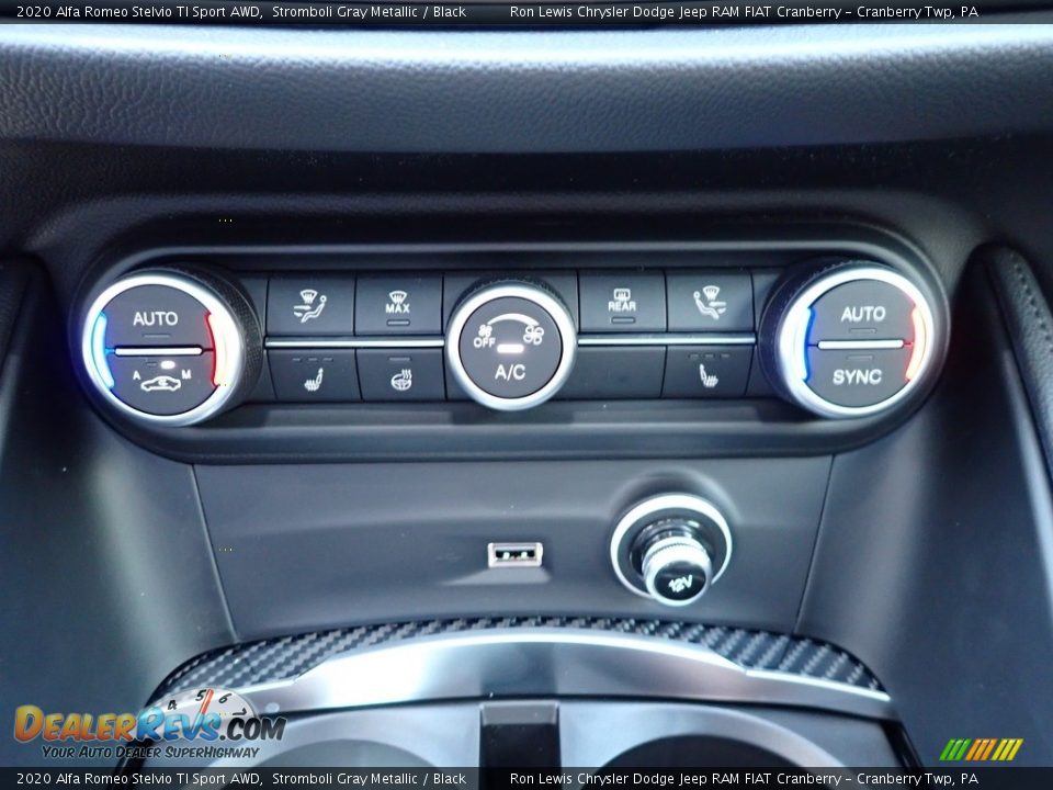 Controls of 2020 Alfa Romeo Stelvio TI Sport AWD Photo #19