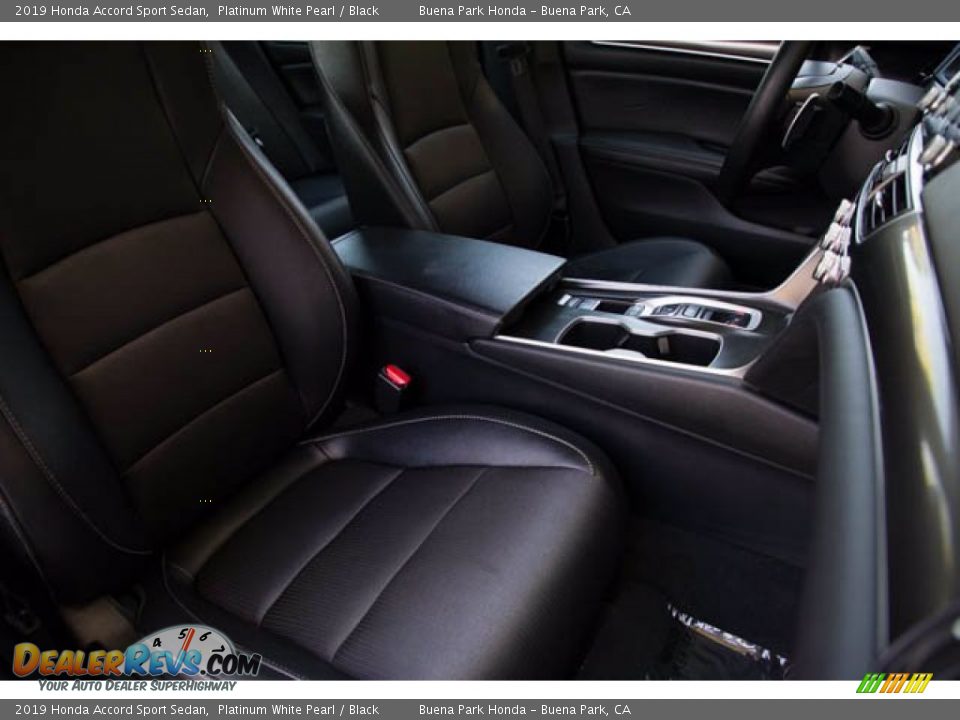 2019 Honda Accord Sport Sedan Platinum White Pearl / Black Photo #25