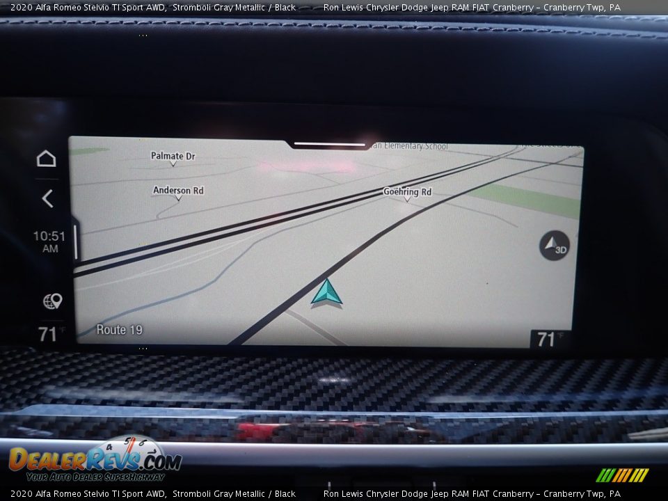 Navigation of 2020 Alfa Romeo Stelvio TI Sport AWD Photo #20