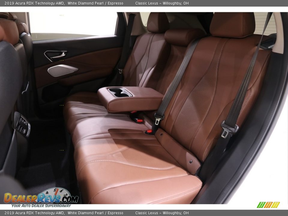 2019 Acura RDX Technology AWD White Diamond Pearl / Espresso Photo #33
