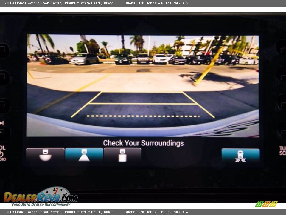 2019 Honda Accord Sport Sedan Platinum White Pearl / Black Photo #27