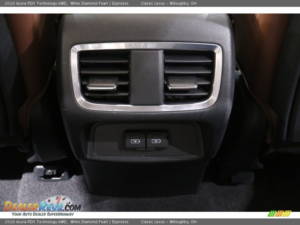 2019 Acura RDX Technology AWD White Diamond Pearl / Espresso Photo #35