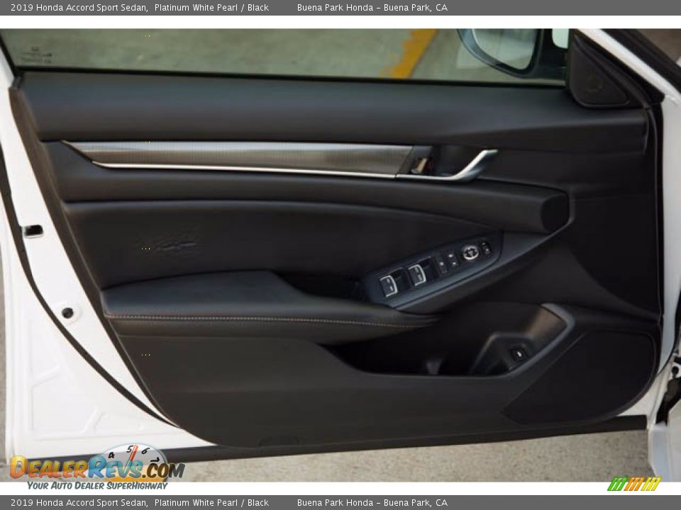 2019 Honda Accord Sport Sedan Platinum White Pearl / Black Photo #29