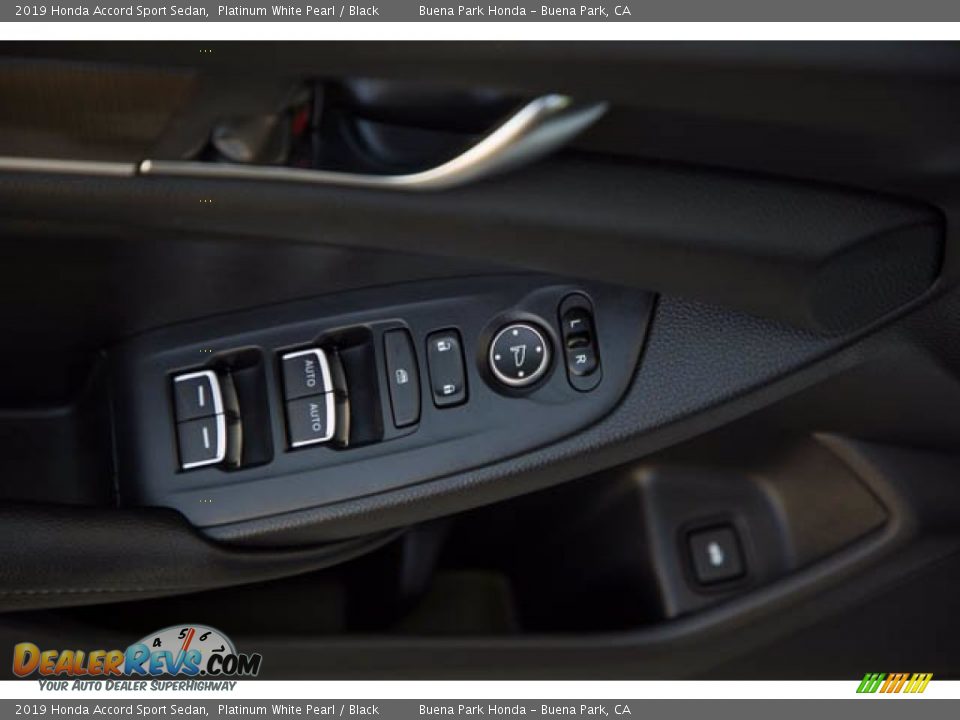 2019 Honda Accord Sport Sedan Platinum White Pearl / Black Photo #30
