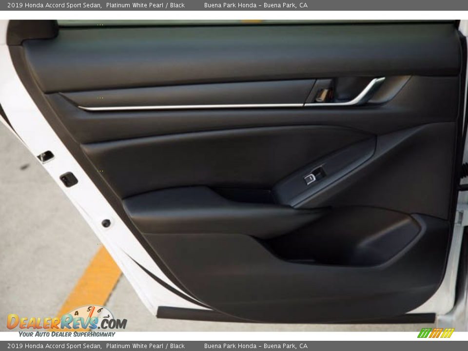 2019 Honda Accord Sport Sedan Platinum White Pearl / Black Photo #31