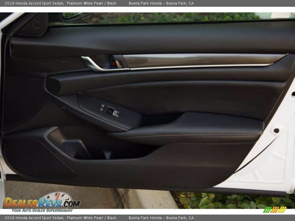 2019 Honda Accord Sport Sedan Platinum White Pearl / Black Photo #33