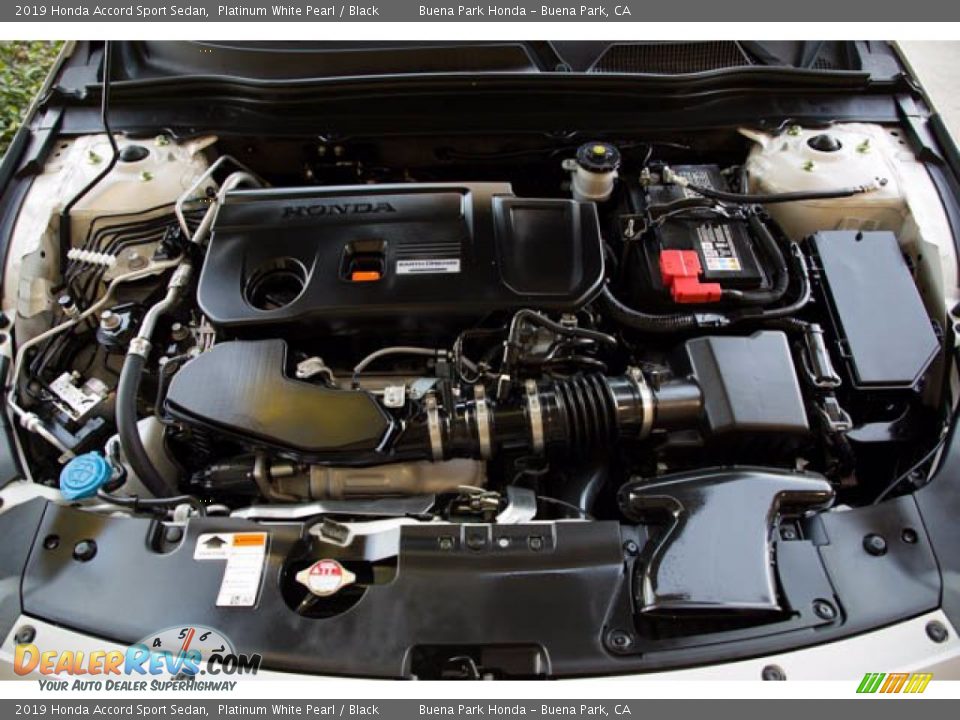 2019 Honda Accord Sport Sedan Platinum White Pearl / Black Photo #34
