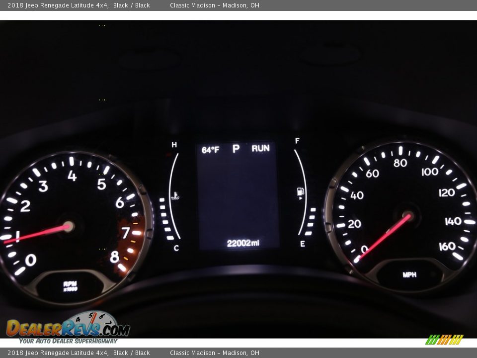 2018 Jeep Renegade Latitude 4x4 Black / Black Photo #7