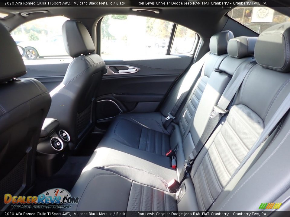 Rear Seat of 2020 Alfa Romeo Giulia TI Sport AWD Photo #14