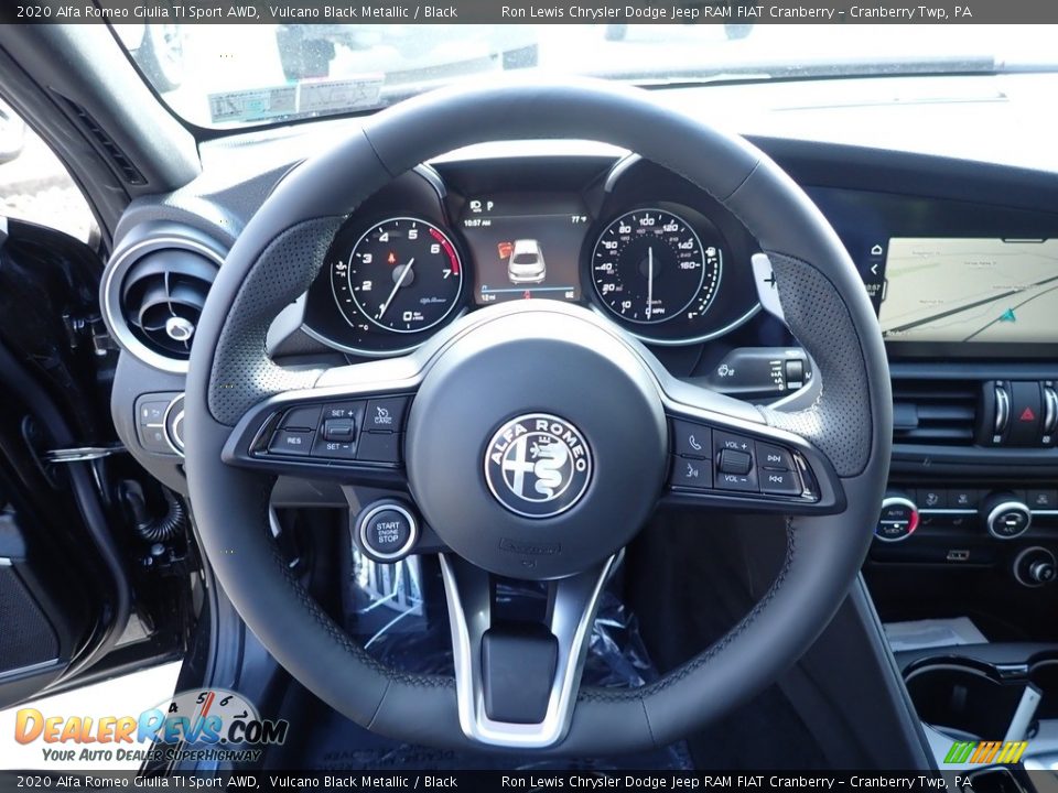 2020 Alfa Romeo Giulia TI Sport AWD Steering Wheel Photo #17