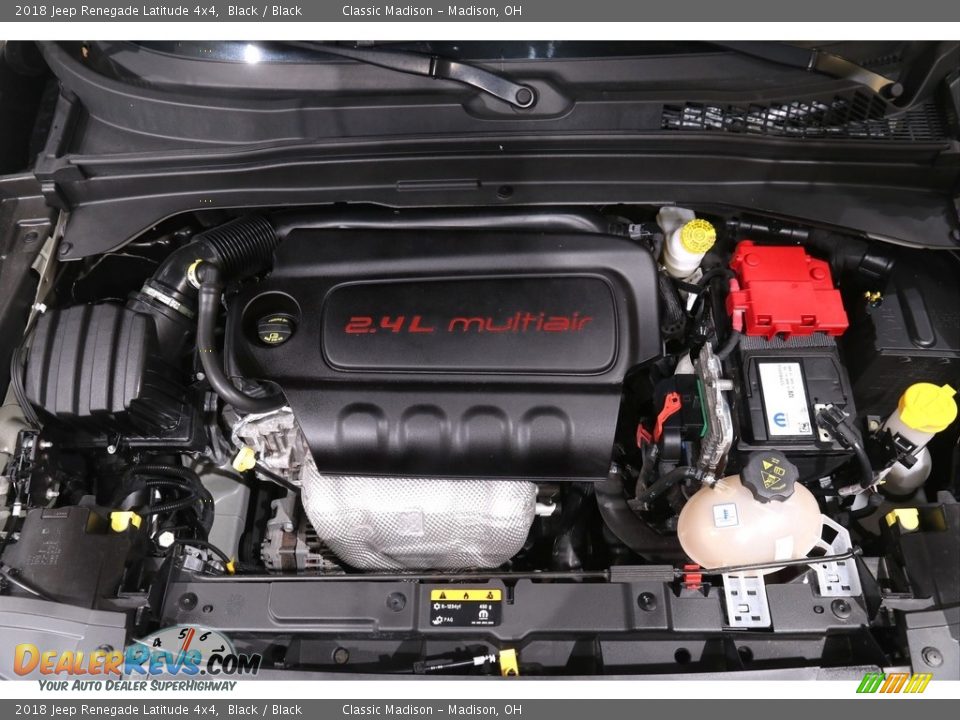 2018 Jeep Renegade Latitude 4x4 Black / Black Photo #24