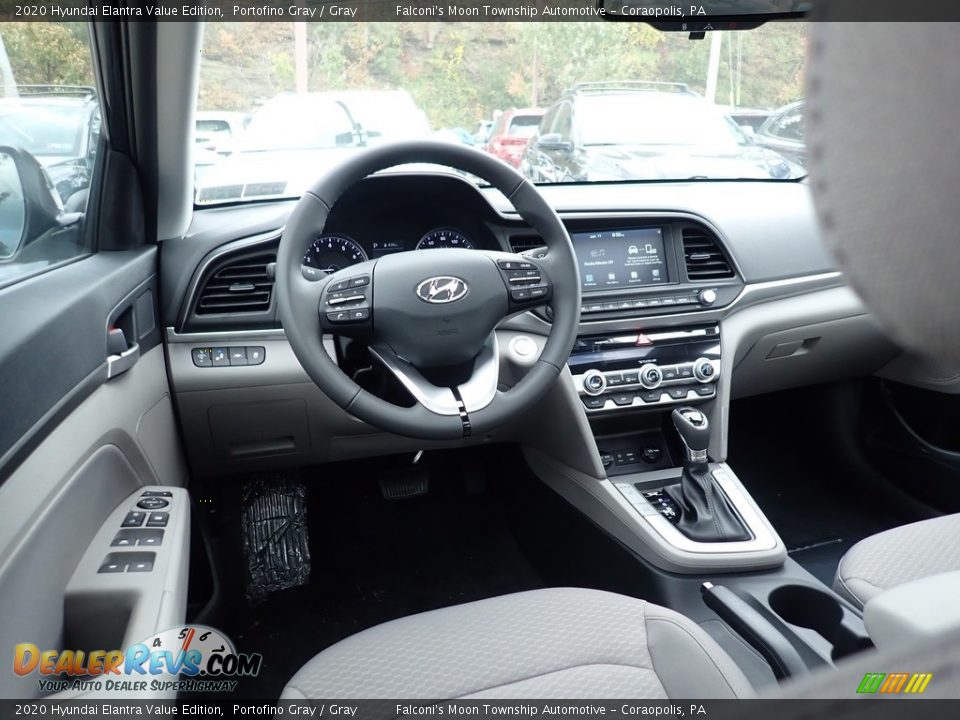 Gray Interior - 2020 Hyundai Elantra Value Edition Photo #9