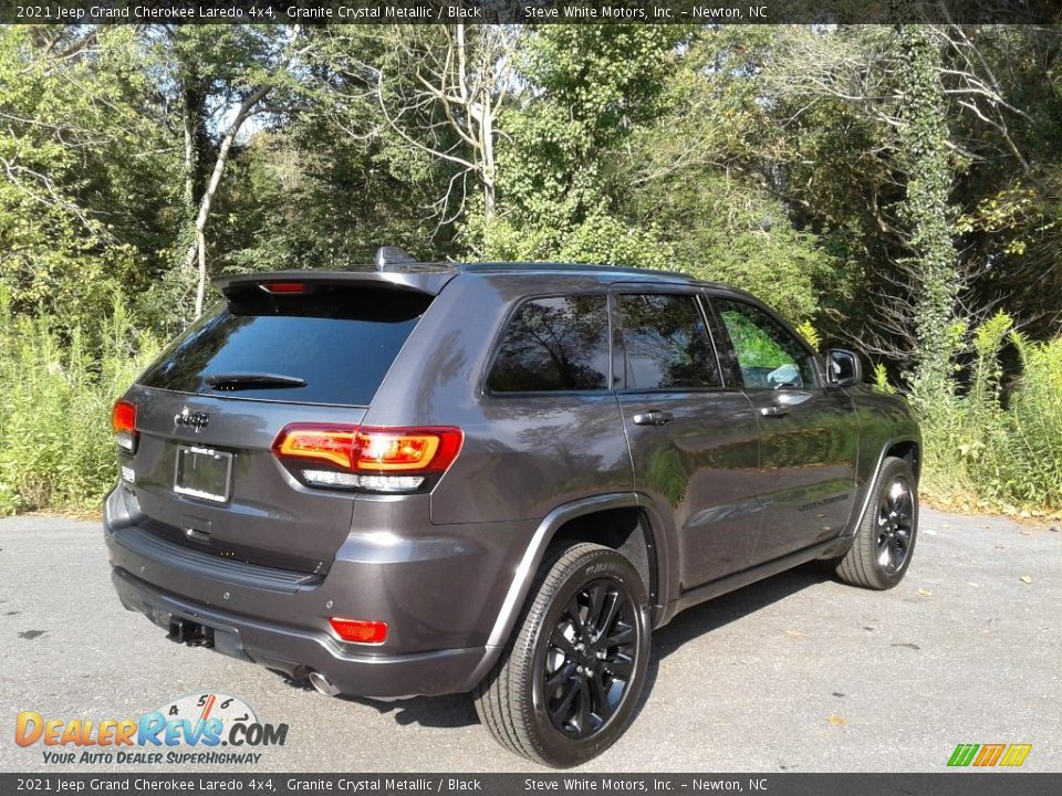 2021 Jeep Grand Cherokee Laredo 4x4 Granite Crystal Metallic / Black Photo #6