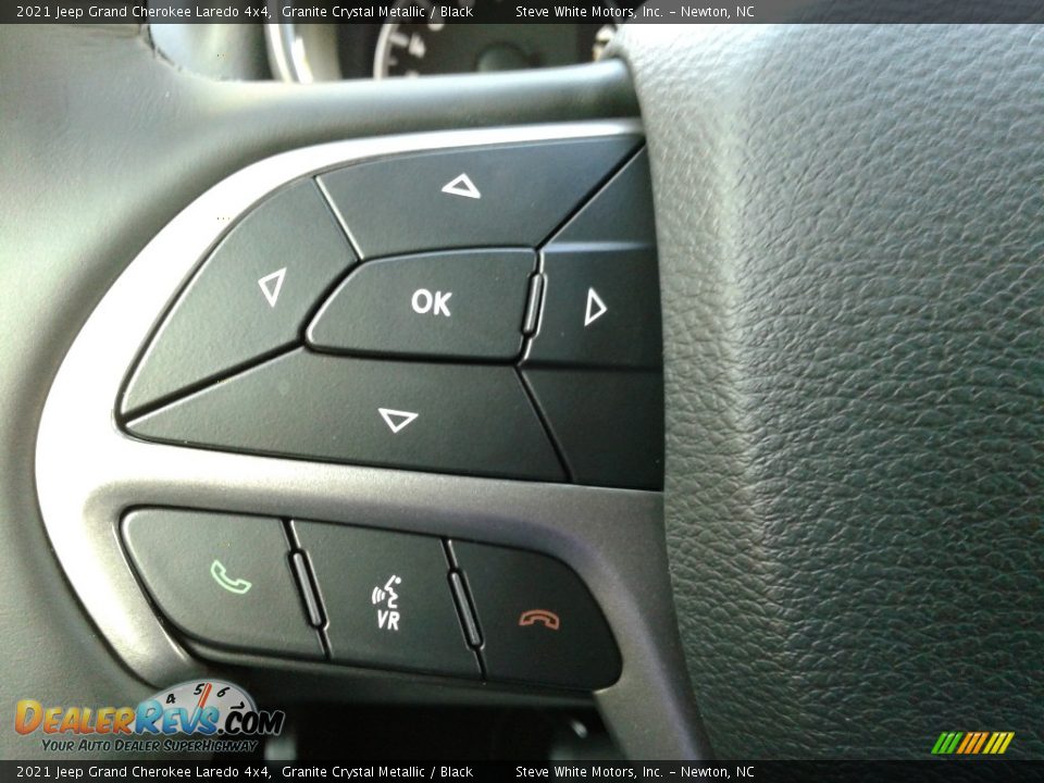 2021 Jeep Grand Cherokee Laredo 4x4 Granite Crystal Metallic / Black Photo #19