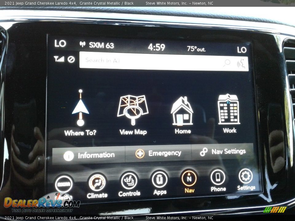 2021 Jeep Grand Cherokee Laredo 4x4 Granite Crystal Metallic / Black Photo #23