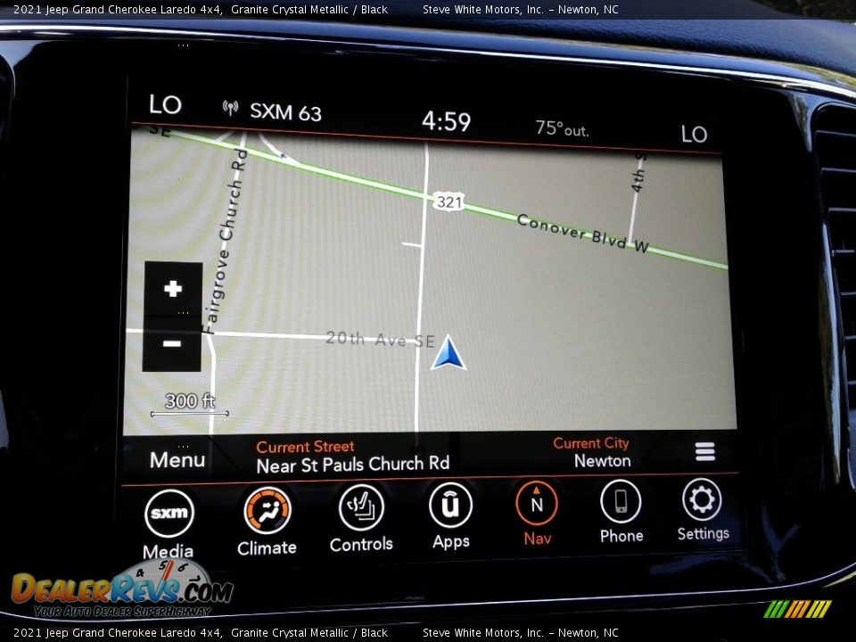 2021 Jeep Grand Cherokee Laredo 4x4 Granite Crystal Metallic / Black Photo #24