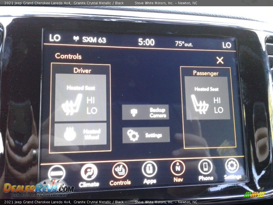 2021 Jeep Grand Cherokee Laredo 4x4 Granite Crystal Metallic / Black Photo #25