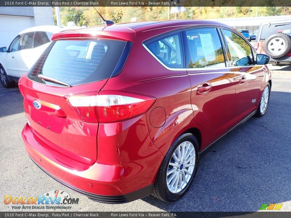 2016 Ford C-Max Energi Ruby Red / Charcoal Black Photo #2