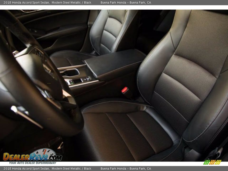 2018 Honda Accord Sport Sedan Modern Steel Metallic / Black Photo #16