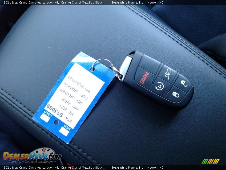 2021 Jeep Grand Cherokee Laredo 4x4 Granite Crystal Metallic / Black Photo #31